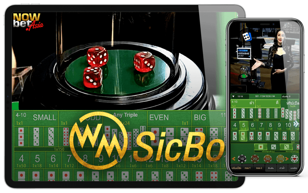 ซิกโบ SicBo ไฮโลถ่ายทอดสด WM Casino คาสิโน